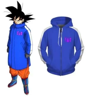 goku sab jacket blue